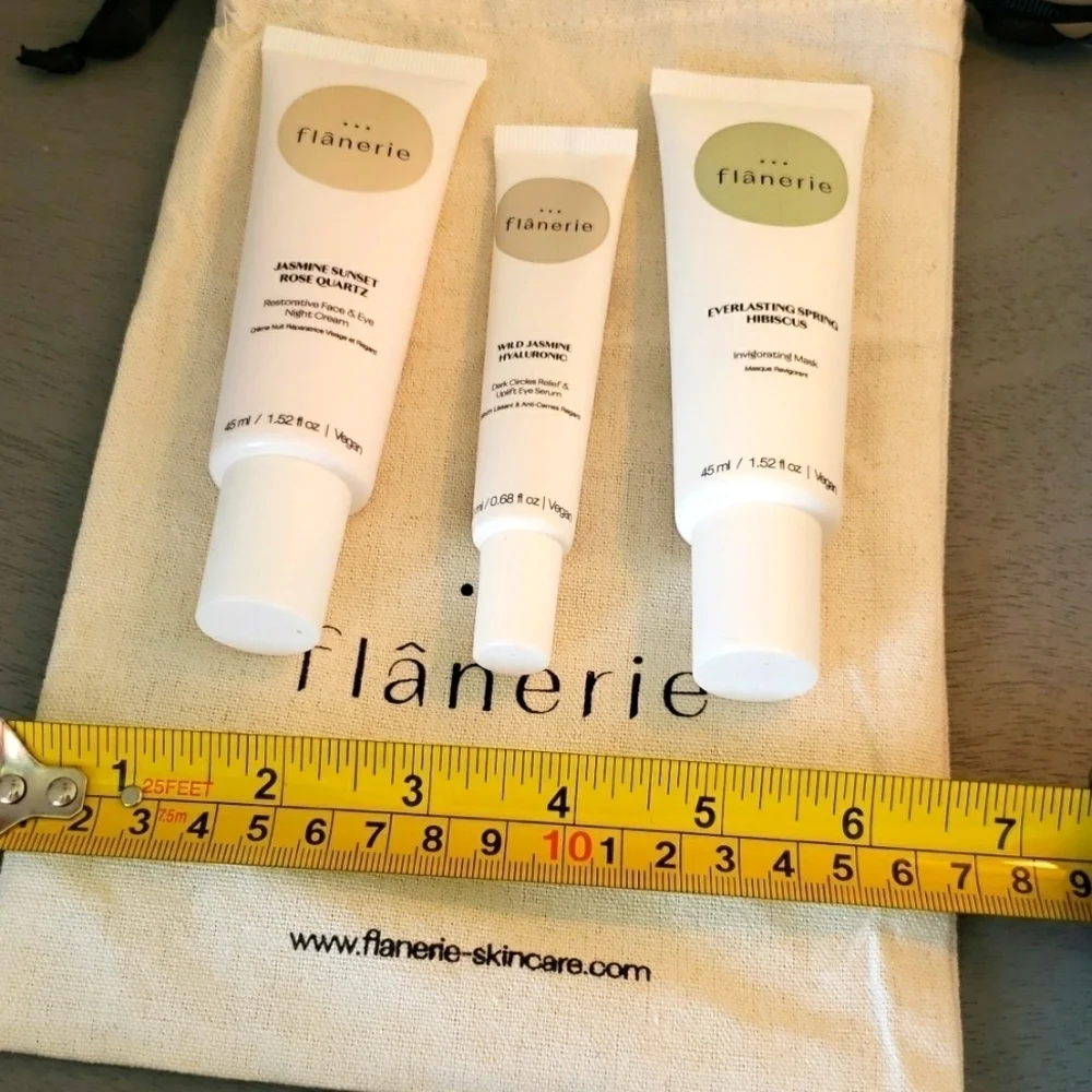 NWT flânerie Rest & Rebalance Set Skincare Mask Cream Hyaluronic Trio